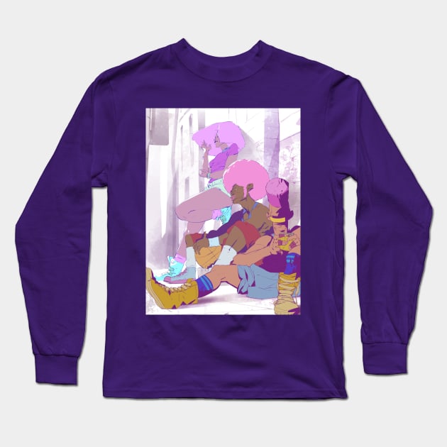 My art Long Sleeve T-Shirt by pink basket